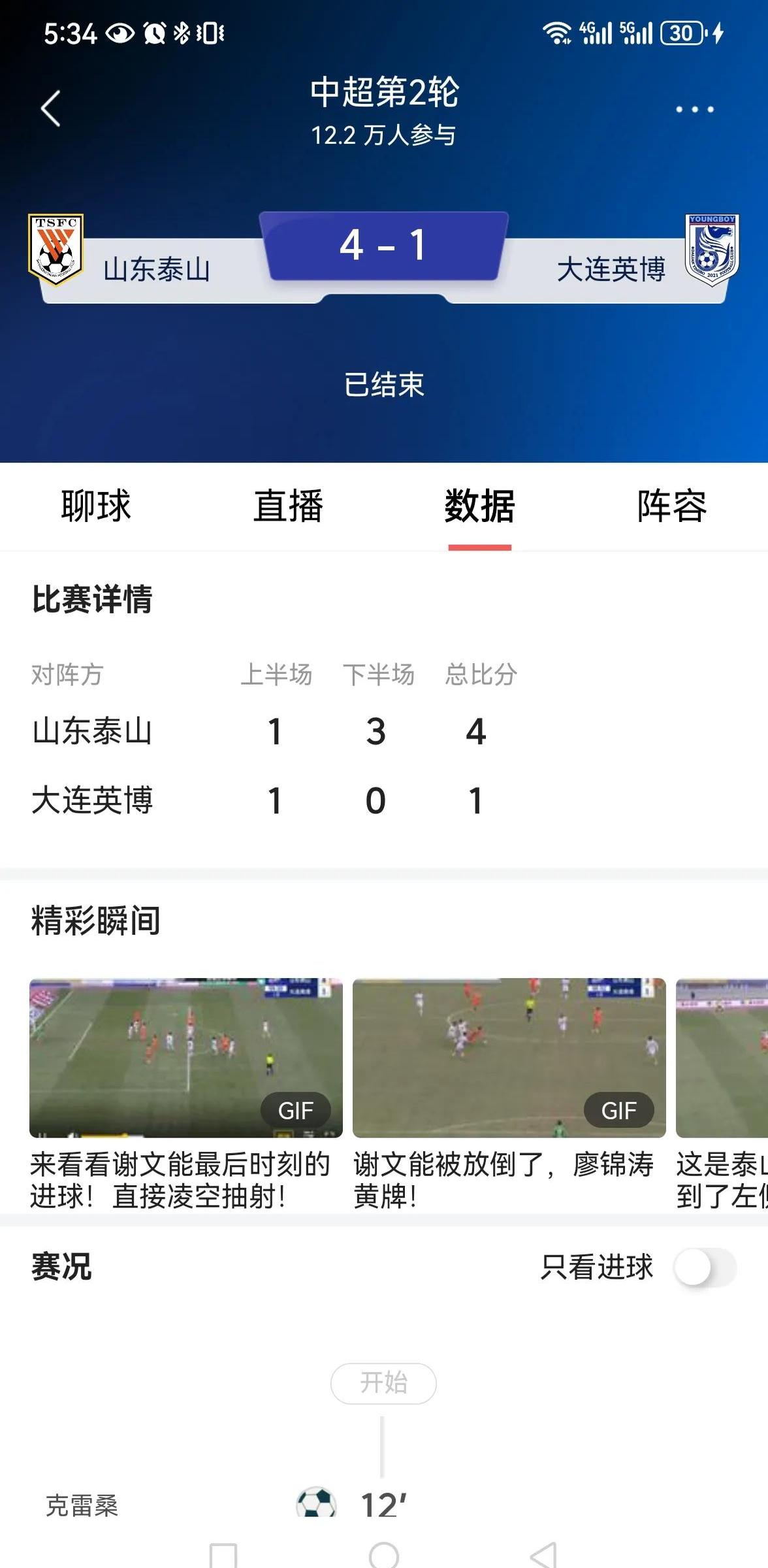 鲁能主场大捷，取得连胜追随榜首！